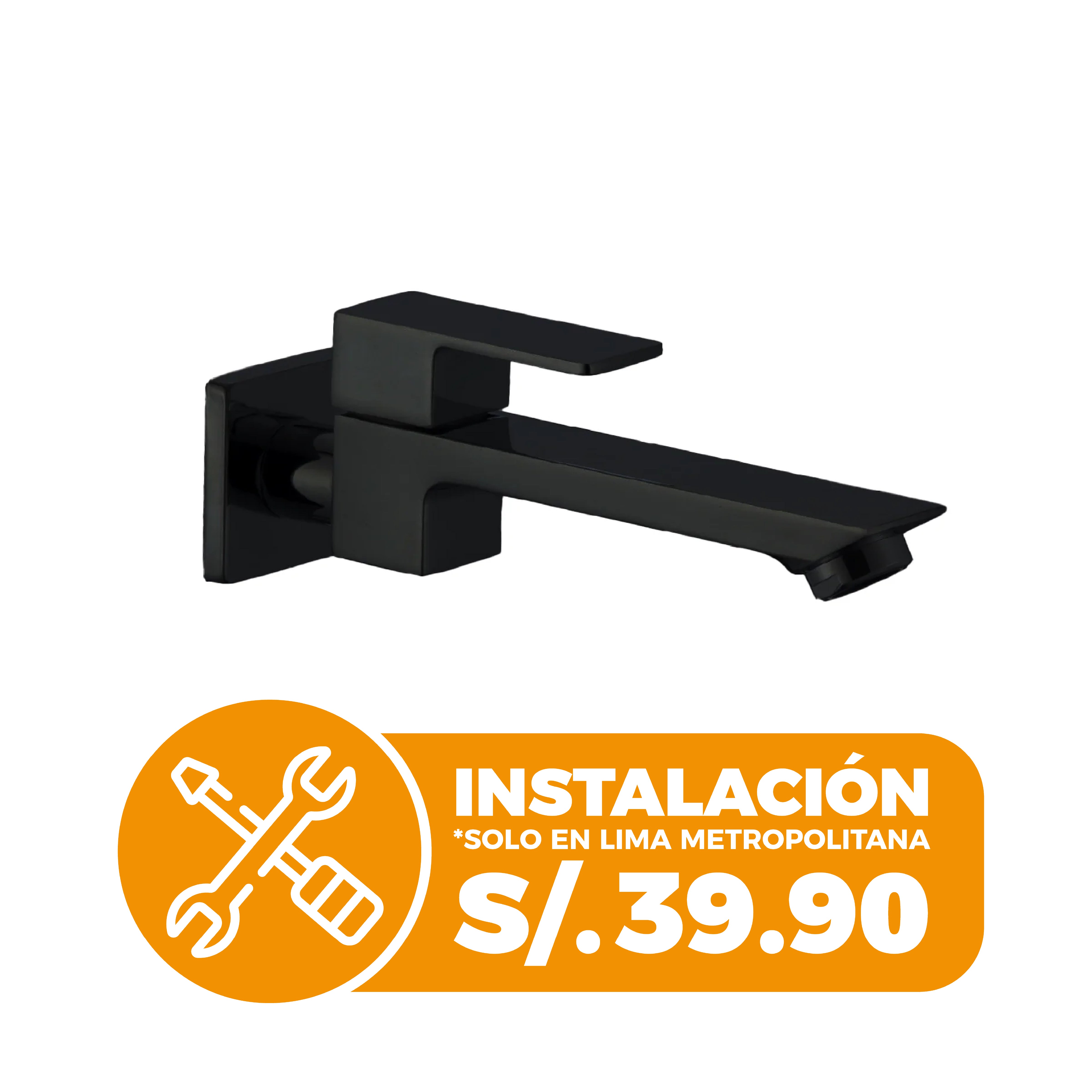 Llave P/ Bowl a la Pared TRT-1P Black - Fratelli