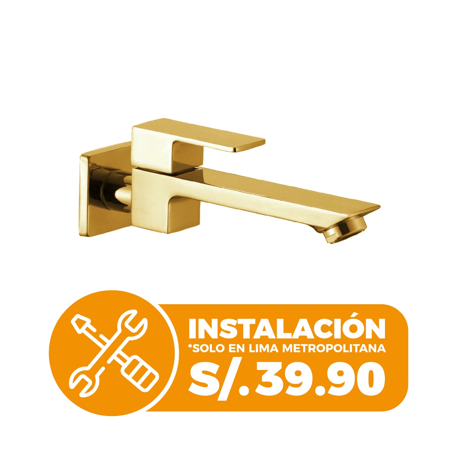 Llave P/ Bowl a la Pared TRT-1P Gold - Fratelli