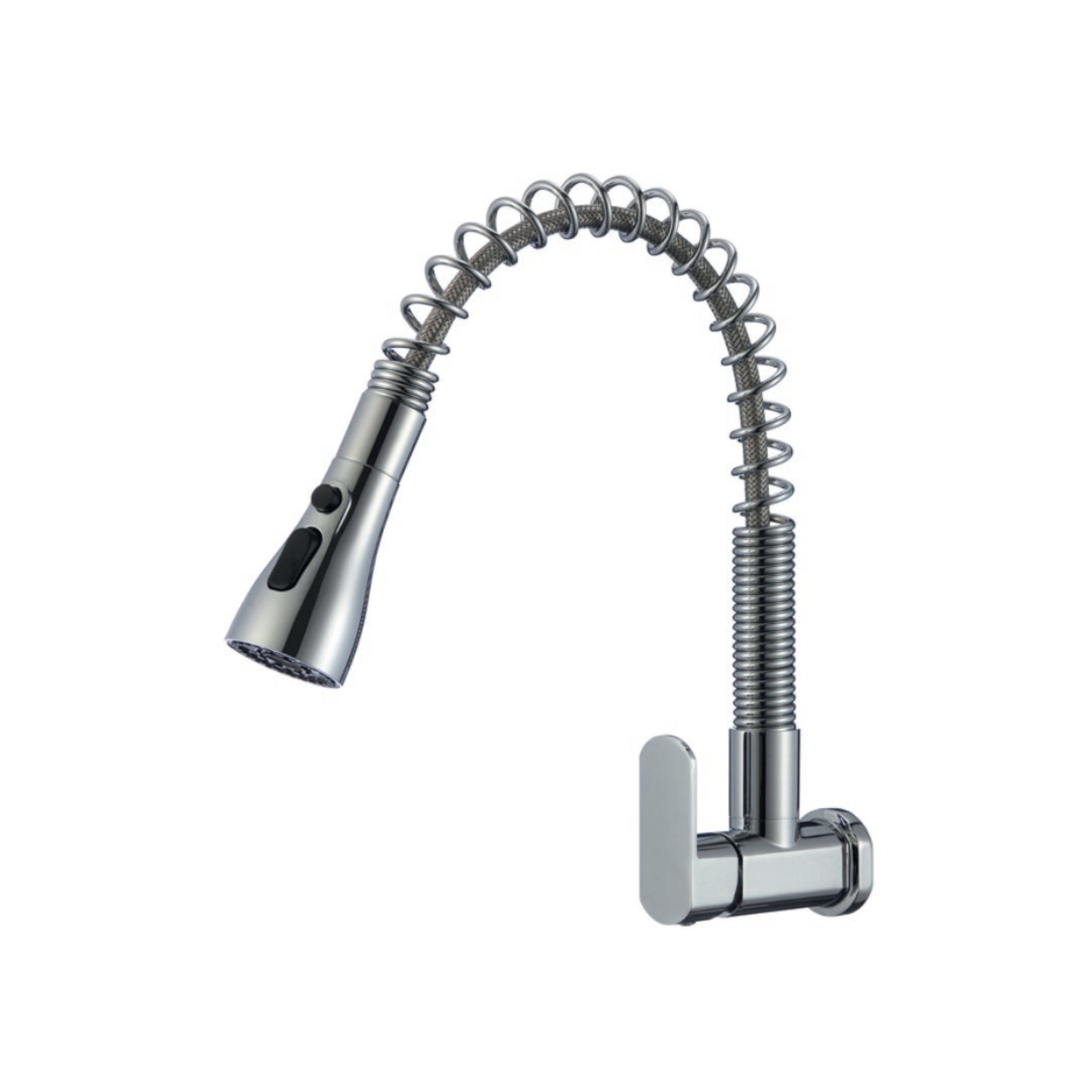 Llave P/ Cocina a la pared Alba C/3 Funciones - Cromado - Fratelli