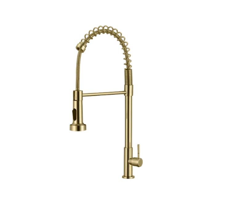 LLAVE P/COCINA AL MUEBLE GBRA-6 SS 304 GOLD - FRATELLI