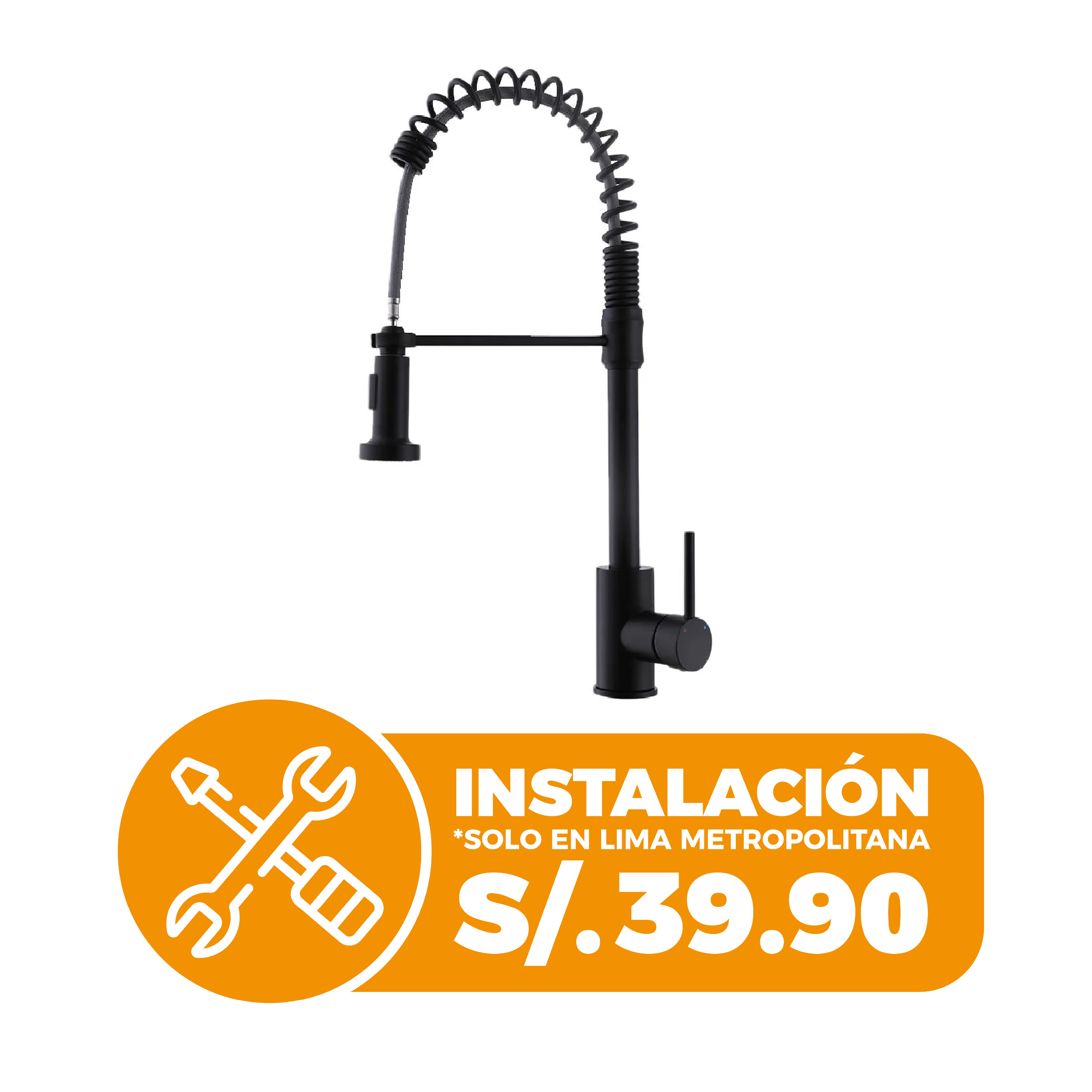 Mezcladora Monoc. P/Cocina Al Mueble NVR-1  Bronce Black- Fratelli Premium