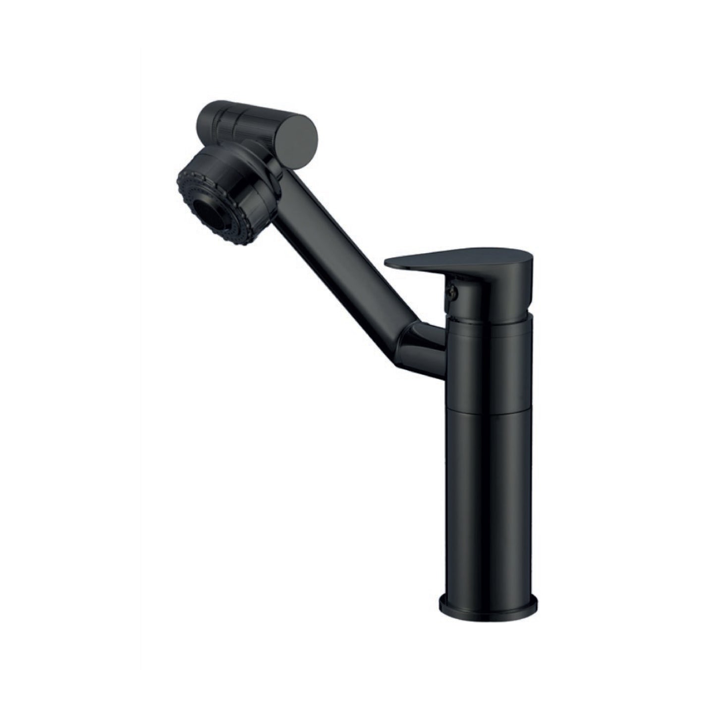 Mezcladora Giratoria P/Lavatorio Aurora C/2 Funciones - Black - Bronce - Fratelli