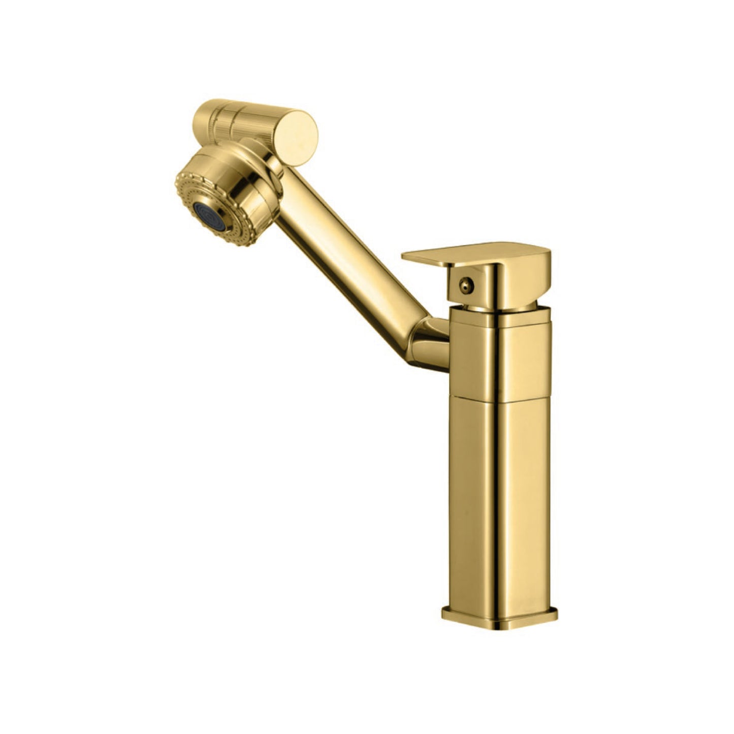 Mezcladora Giratoria P/Lavatorio NRVA C/2 Funciones - Gold  - Bronce - Fratelli