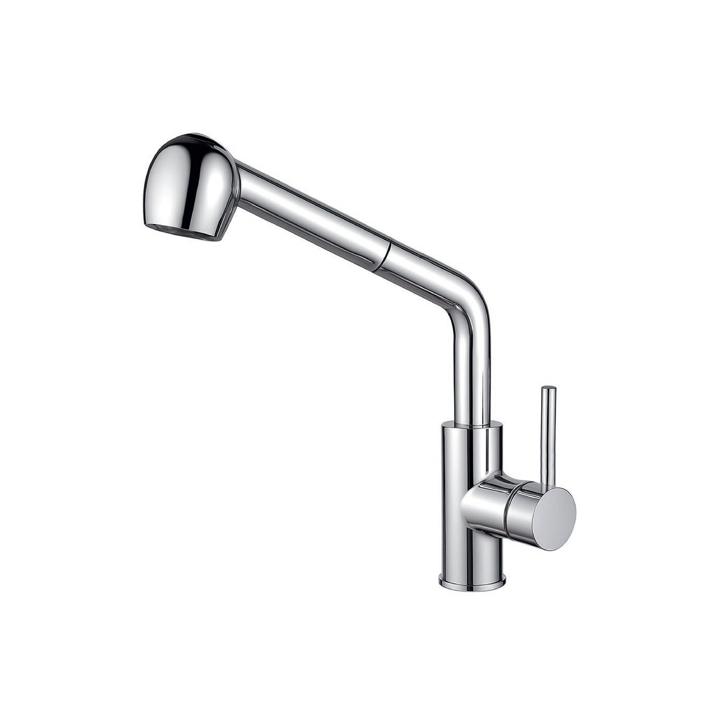 Mezcladora Monoc. P/Cocina al mueble extraíble Sara C/2 Funciones SUS 304 Cromado - Fratelli Premium