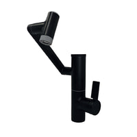 MEZCLADORA MONOC. P/LAVATORIO AL MUEBLE MODERNA HONGKONG ELEVABLE,  EXTRAÍBLE C/2 FUNCIONES BRONCE GUN GREY - FRATELLI PREMIUM