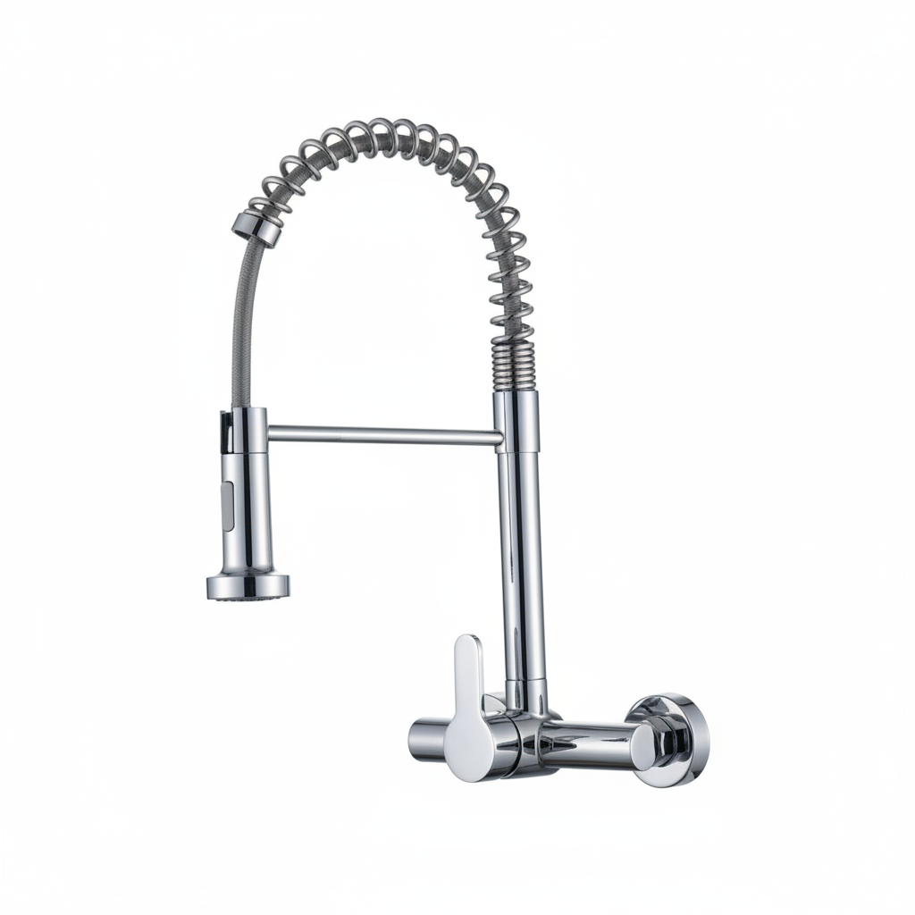 MEZCLADORA MONOCO. A LA PARED P/COCINA DANUBE ACERO INOXI. 304 SATINADO -FRATELLI (Copia)