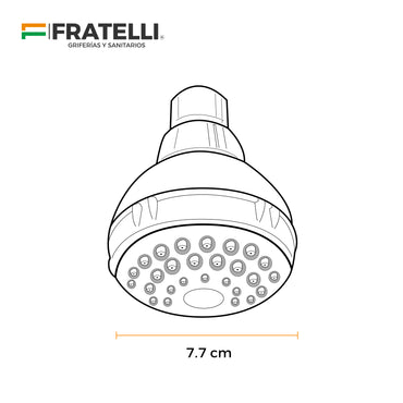 Cabeza D/Ducha Madrid Th-2548C Fratelli