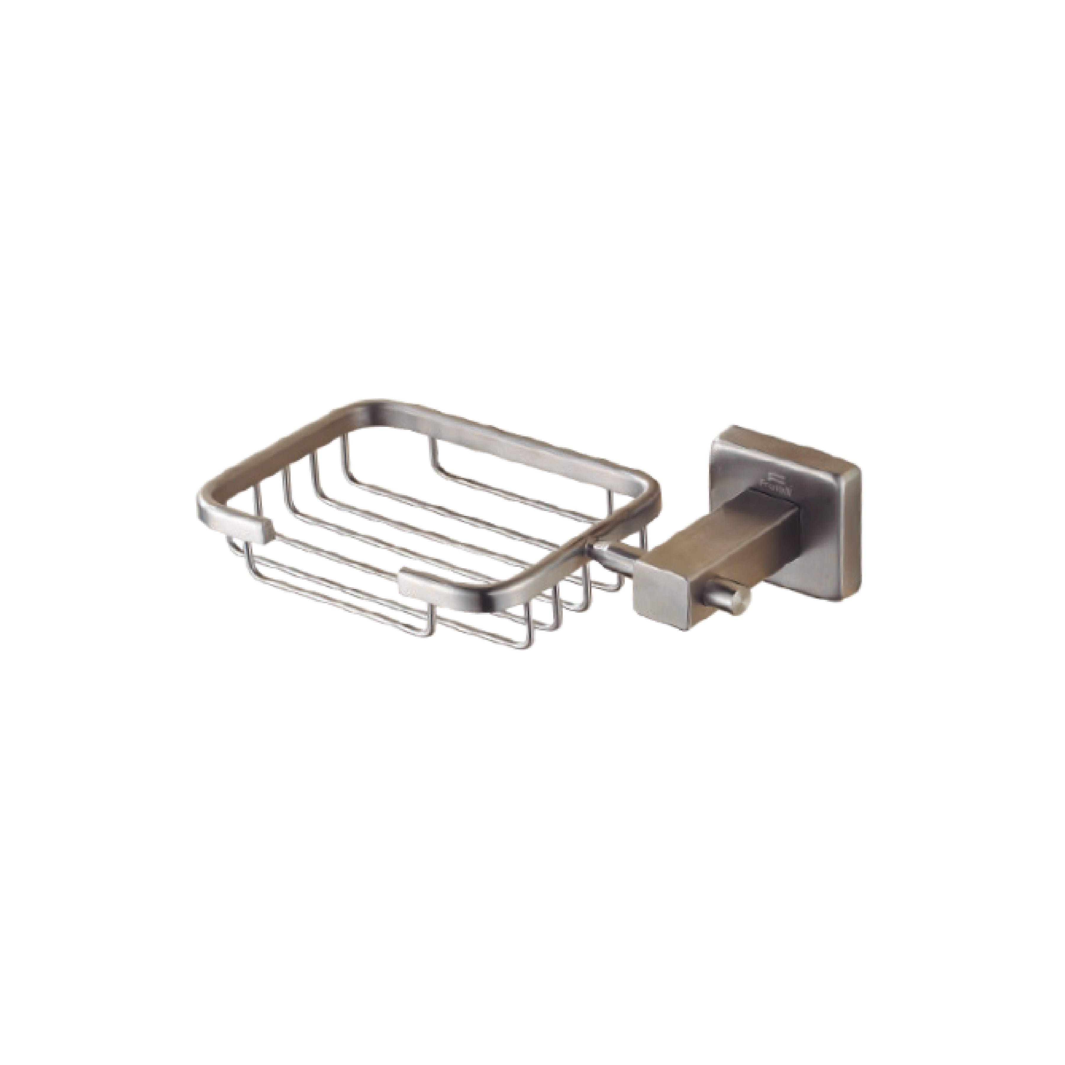 Jabonera C/Rejilla 82208 Base Cuadrada Minimalista (Satinado) Fratelli