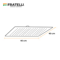 Cabeza D/Ducha Ll-H417-304 16" Acero 304 Fratelli