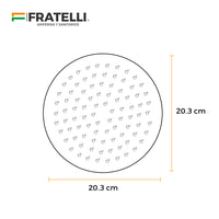 Cabeza D/Ducha+Brazo San Ands (6023-6024)  8" Black  Redonda - Fratelli