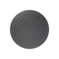Cabeza D/Ducha Redonda 10" Acero 304 C/Brazo De 40 Cm Black - Fratelli