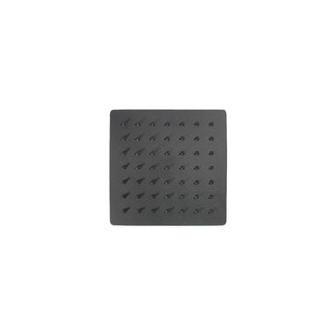 Cabeza D/Ducha Minimalista 6" Acero 304 C/Brazo De 40 Cm  Black - Fratelli