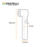 Ducha Bidet  Gn150025 De Pvc C/Mang Reforzada. 1.50Mt Ss - Fratelli