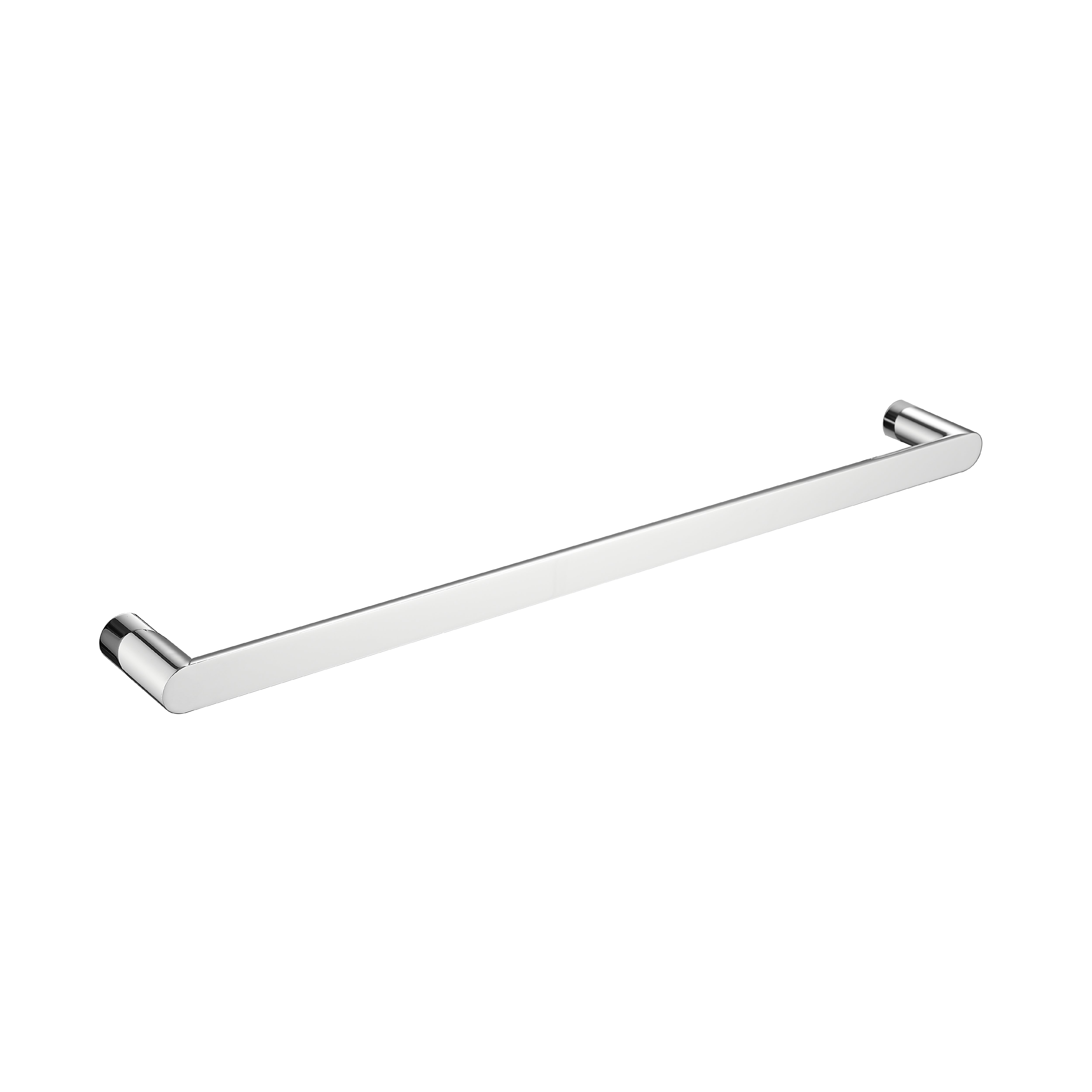 Toallero Barra 9100-4 Base Redonda Minimalista Bronce Cromado - Fratelli Premium