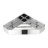 Esquinero Triangular  015 Ss 304 Cromado - Fratelli