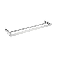Toallero Barra 9100-5 Base Redonda Minimalista Bronce Cromado - Fratelli Premium