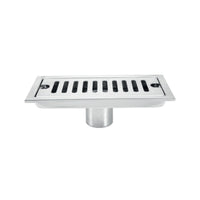 SUMIDERO 8" P/DUCHA INOX 304 ACABADO ESPEJO (20 CM X 10 CM)- FRATELLI
