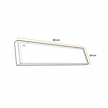 SUMIDERO REVERSIBLE 24" INOX 304 ACABADO ESPEJO -FRATELLI