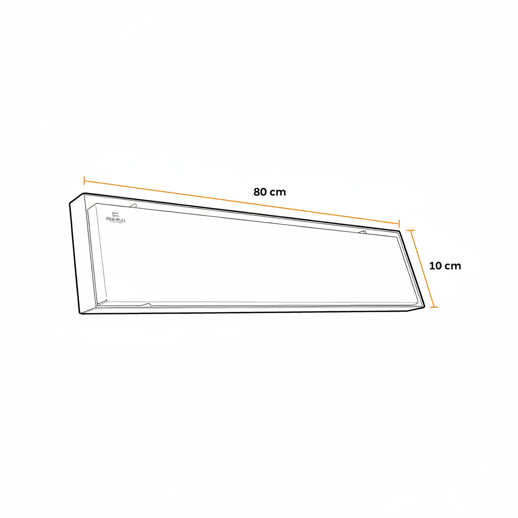 SUMIDERO REVERSIBLE 31.5" INOX 304 ACABADO ESPEJO -FRATELLI