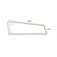 SUMIDERO REVERSIBLE 31.5" INOX 304 ACABADO ESPEJO -FRATELLI