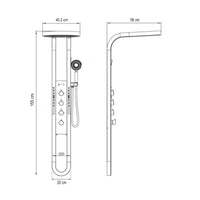 COLUMNA DE DUCHA INTELIGENTE QUIMERA BLANCO - FRATELLI SIGNATURE