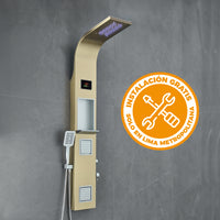 COLUMNA DE DUCHA DTN SATIN GOLD - FRATELLI SIGNATURE