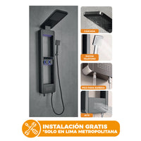 COLUMNA DE DUCHA NILO BLACK - FRATELLI SIGNATURE