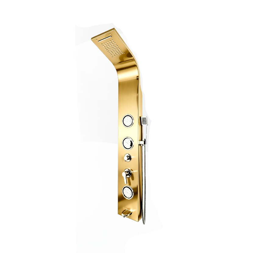 PANEL DE DUCHA INOX SATIN GOLD SK-8004 - FRATELLI
