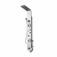 PANEL DE DUCHA ACERO INOX. 304 C/LED Y DUCHA BIDET CROMADO 6668C - FRATELLI PREMIUM