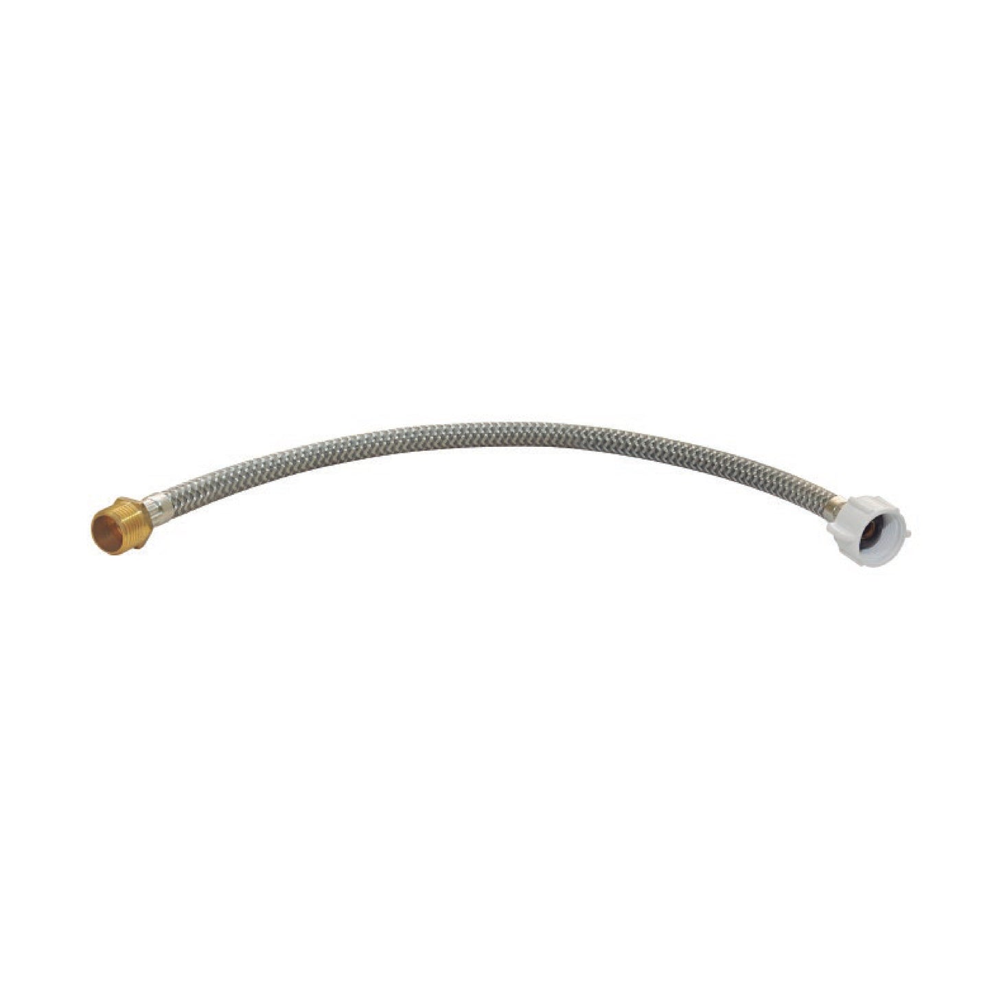 Tubo de Abasto Metal Trenzado  7/8"X1/2" C/Tuerca D/(PVC) 40 CM Fratelli