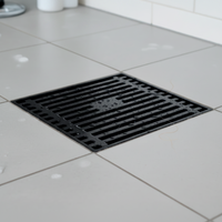 SUMIDERO 4" P/ DUCHA BLACK 304 SUS - FRATELLI