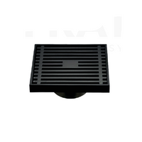 SUMIDERO 4" P/ DUCHA BLACK 304 SUS - FRATELLI