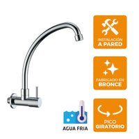 Llave P/Cocina Pared-3063 Aleta 2 New Style - Fratelli