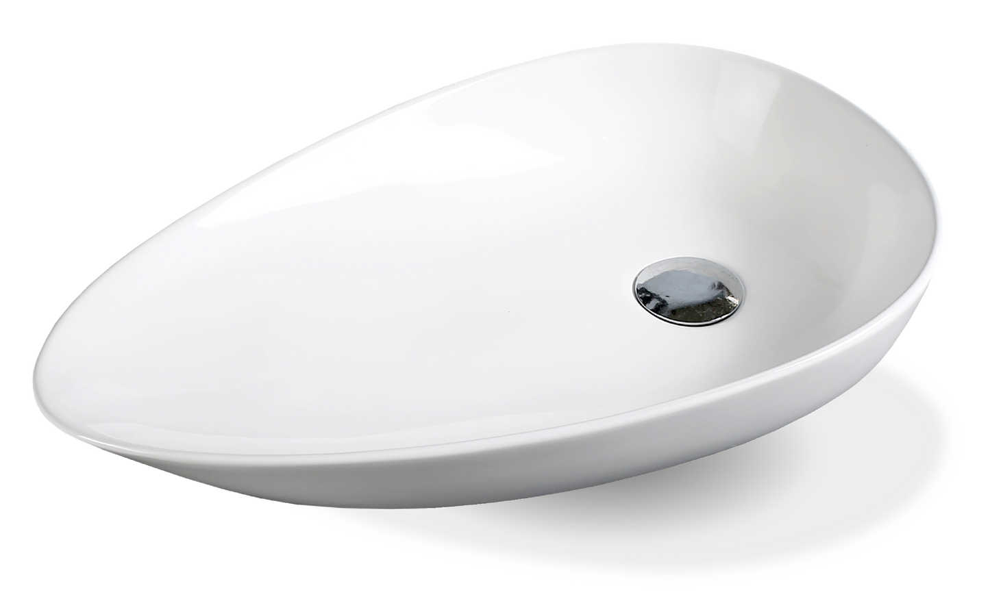 Bowl Loza (206A) Mod.Hoja Blanco 58X35X10.5 Fratelli 2021