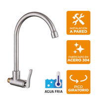 Llave P/Cocina RMA R-08 (Satinado)