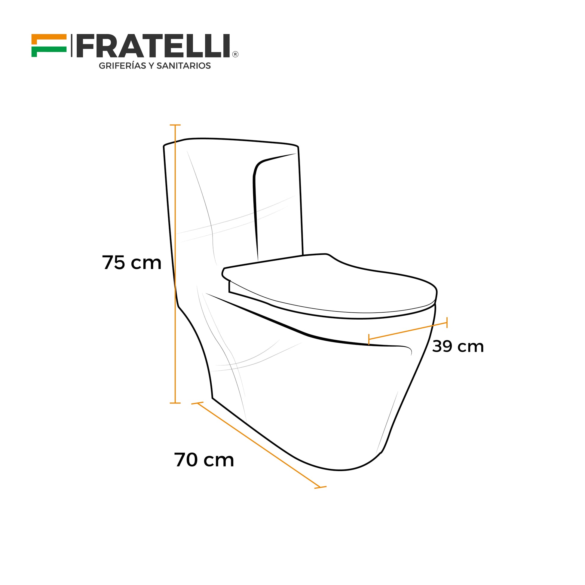 Tapa De Inodoro Sanilo Con Cierre Suave - Diseño Mármol - Bisagras Ajustables 11-20.5cm