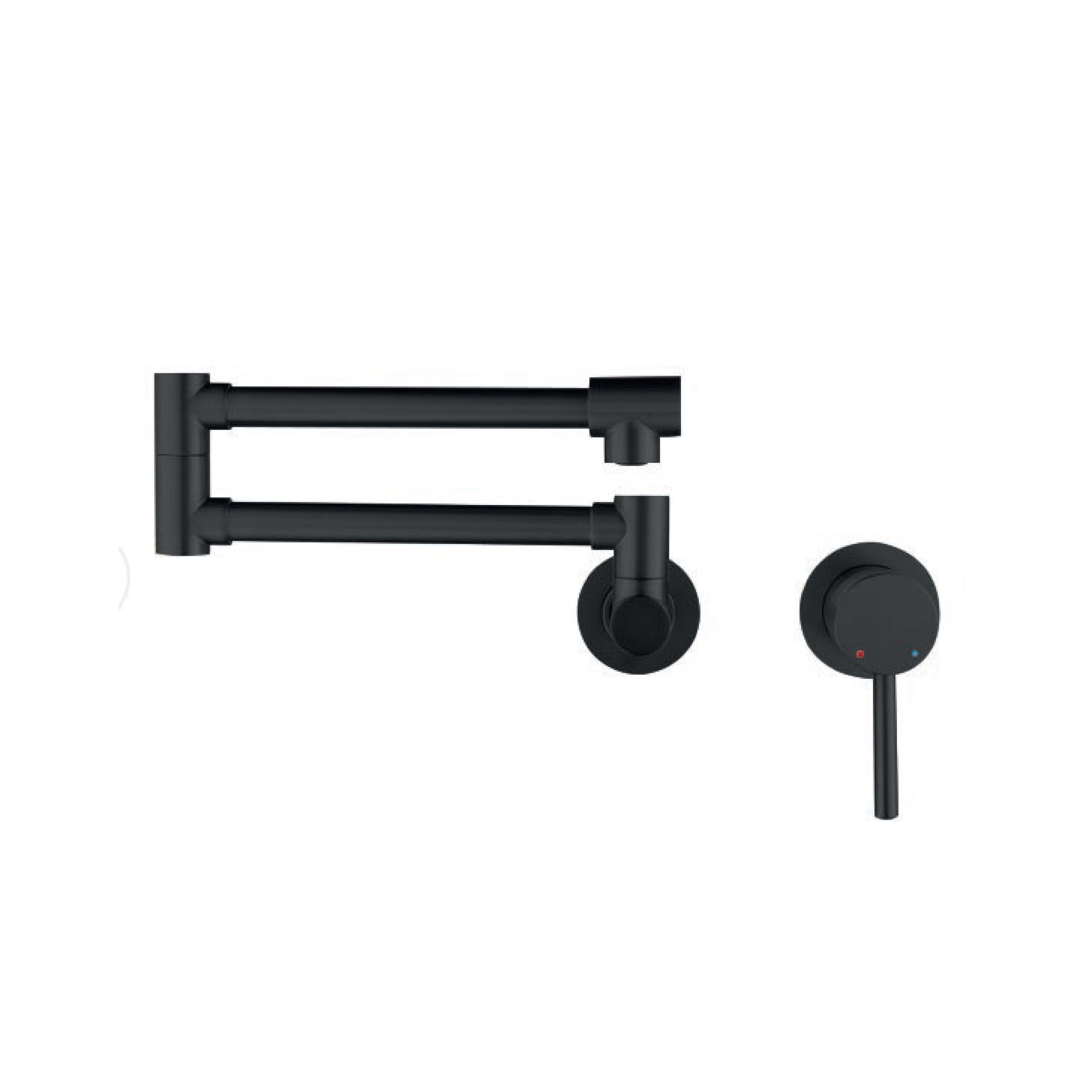 Mezcladora Articulada. P/Cocina Pared Athina Bronce Black- Fratelli Premium