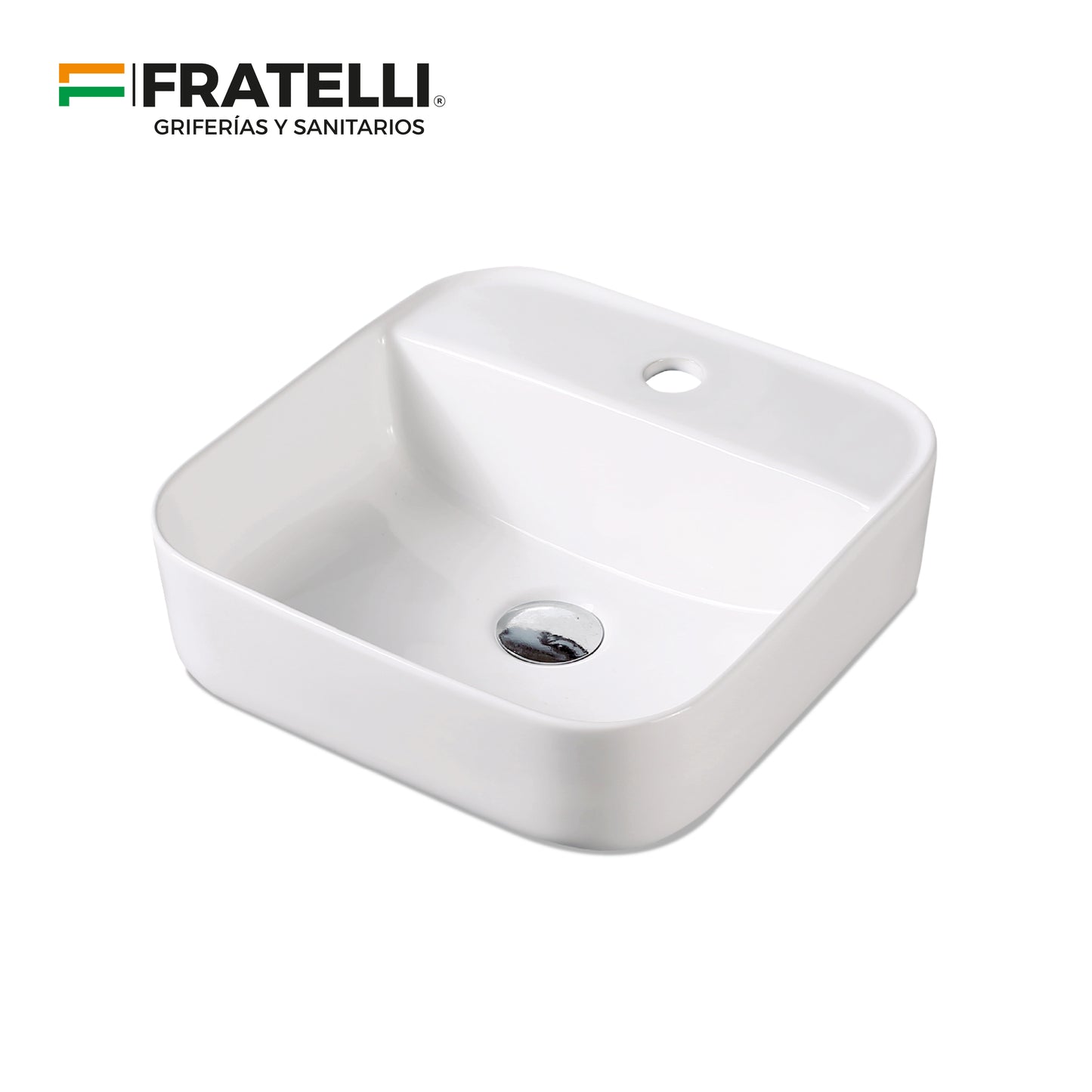 COMBO FRATELLI de Inodoro One Piece Loudres + Lavatorio Bowl Cuadrado 150A