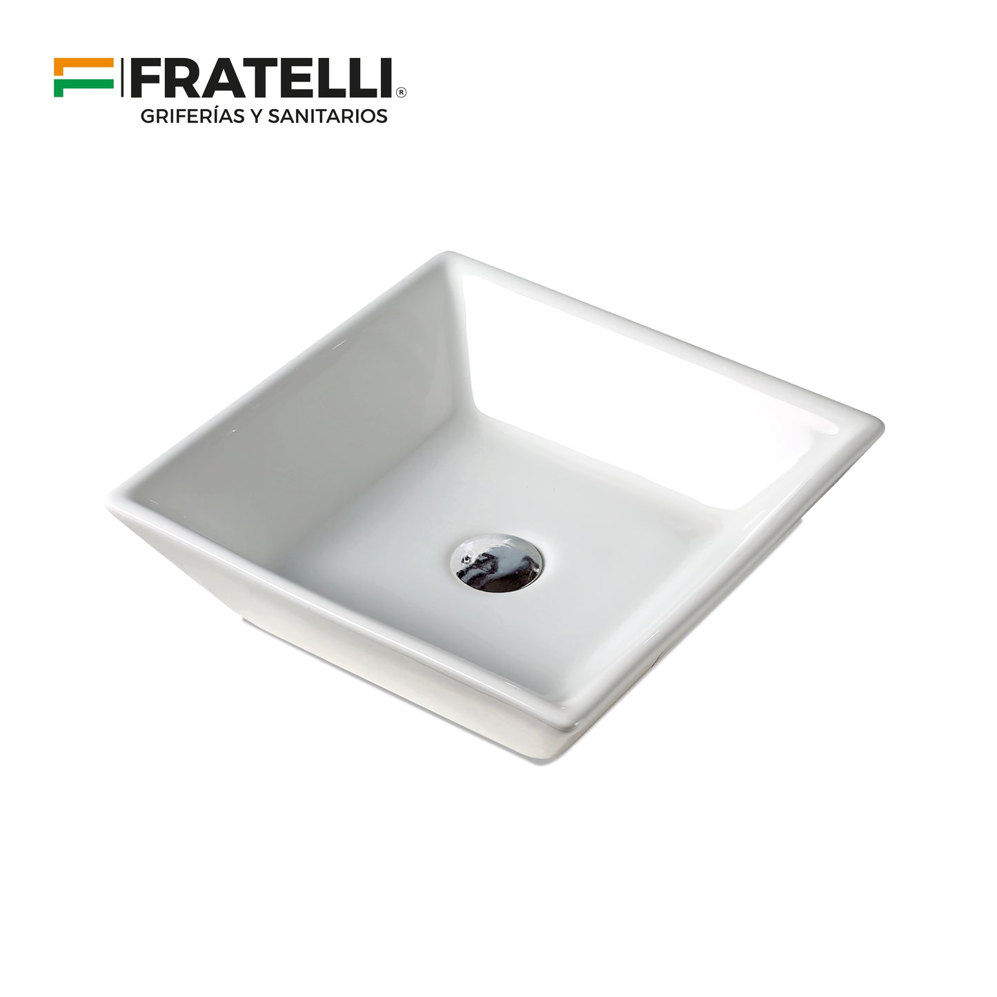 COMBO FRATELLI de Inodoro One Piece Kioto + Lavatorio Bowl Cuadrado P047W