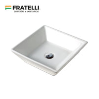 COMBO FRATELLI de Inodoro One Piece Kioto + Lavatorio Bowl Cuadrado P047W