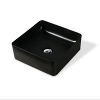 BOWL LOZA (150-A6B) MOD. CUADRADO NEGRO 390X390X140 - FRATELLI