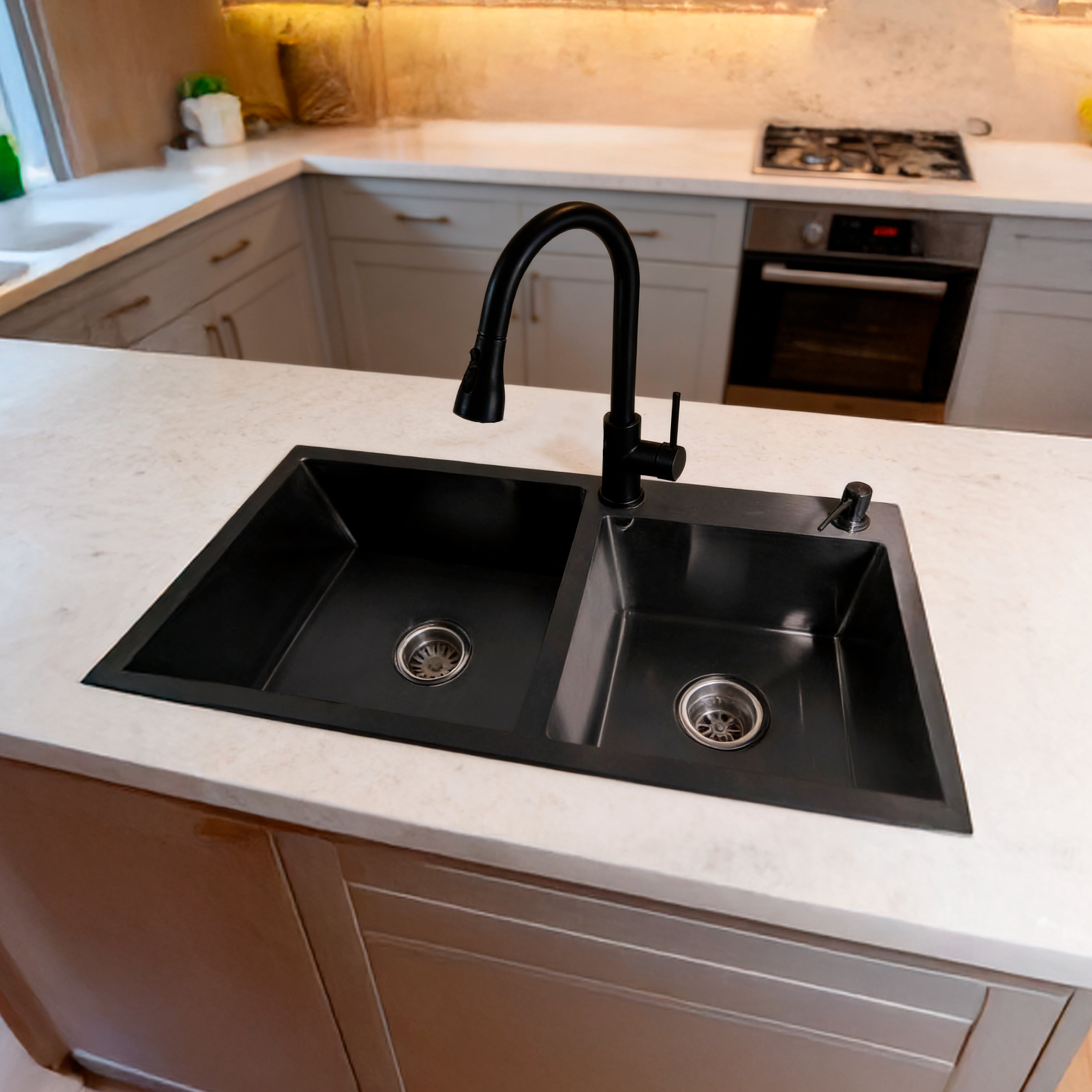 COMBO GRIFERIA MEZCLADORA DE BRONCE + LAVADERO PRM 7843  – FRATELLI