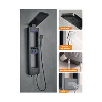 COLUMNA DE DUCHA NILO BLACK - FRATELLI SIGNATURE