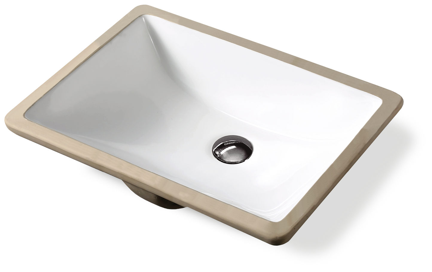 Bowl Loza (F2101) Mod. Cuadrado Blanco P/Empotrar 53.5X35X19 Fratelli