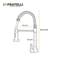 Llave P/Cocina a la Pared GBRA-6 SS 304 -Black-Fratelli