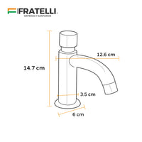 Llave Temporizado P/ Lavatorio Minimalista  Mueble Fratelli