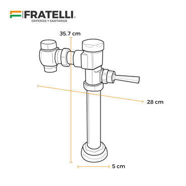 Fluxometros P/Water C/Chica- Gs8105-2  - Fratelli