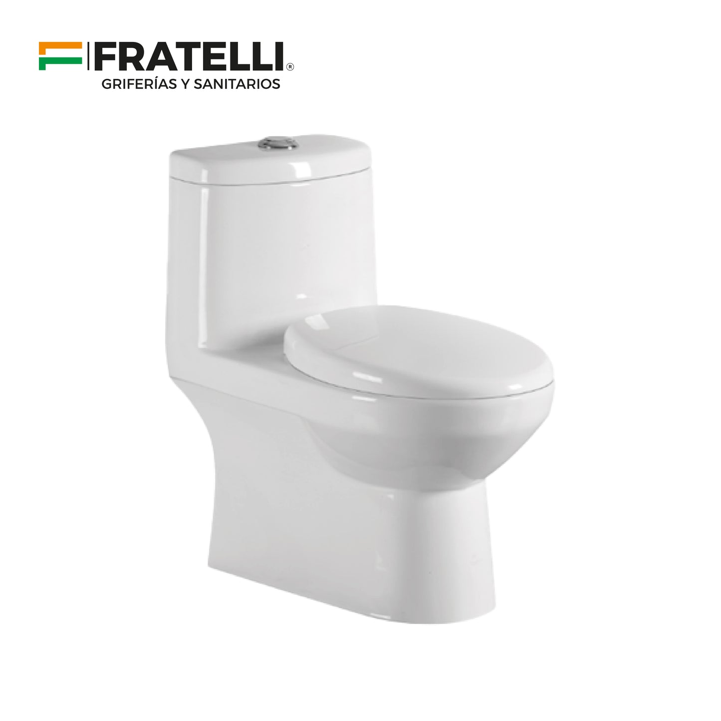 COMBO FRATELLI de Inodoro One Piece Kioto + Lavatorio Bowl Cuadrado 120D