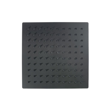 CABEZA D/DUCHA 12"+BRAZO P/6012 -SANDS 1 SUS 304 BLACK -FRATELLI PREMIUM