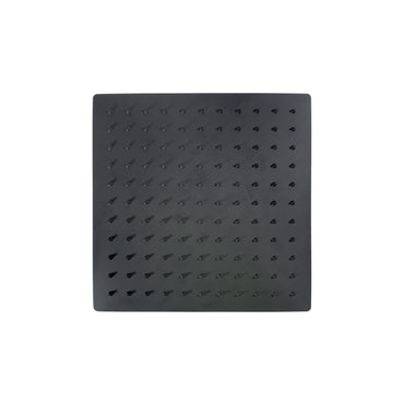 Cabeza de Ducha Miniml. 10"C/Brazo de 40 CM Black Acero 201-Fratelli